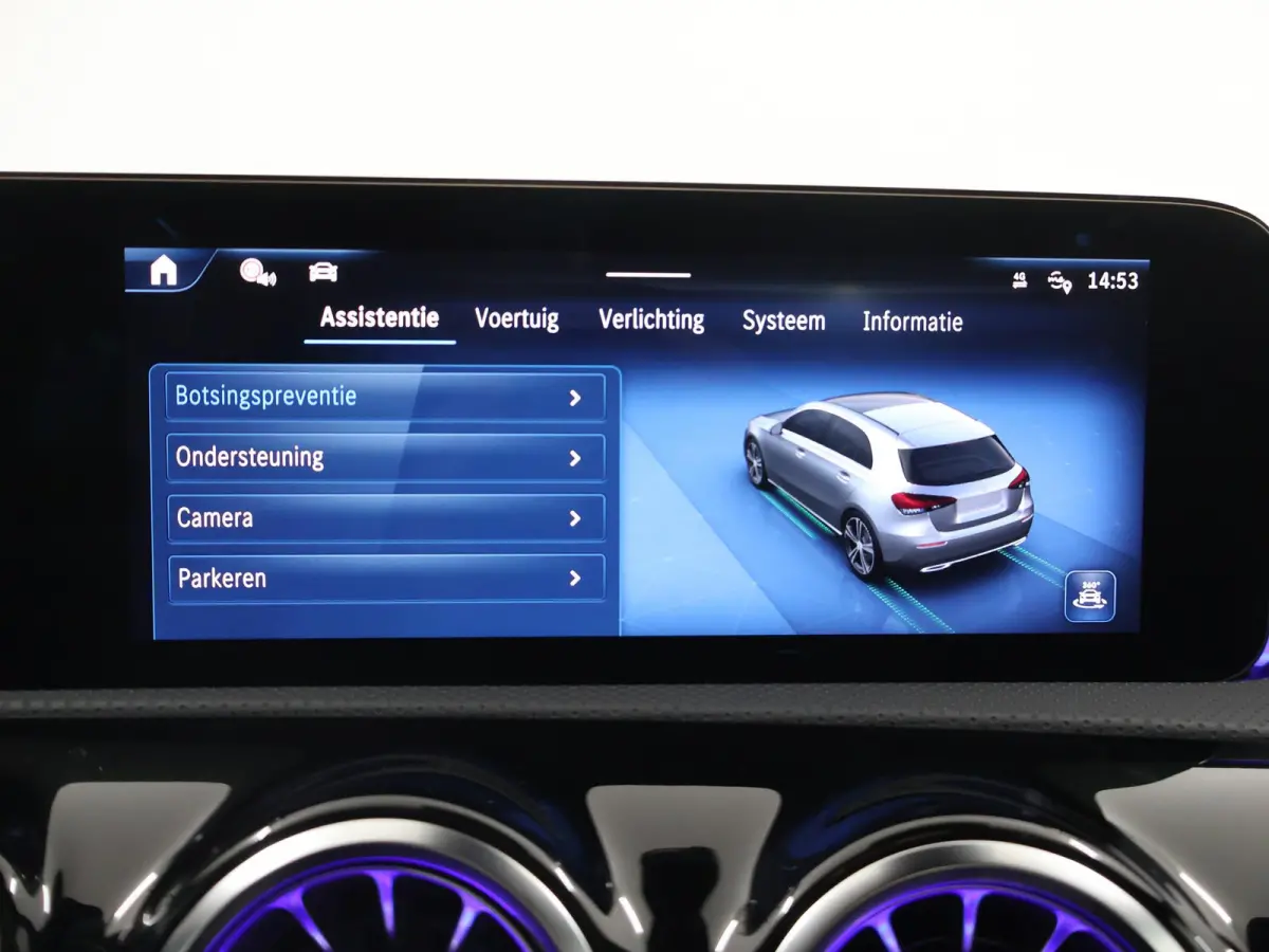 180 Business Solution AMG | Panoramaschuifdak | Premium Plus | Nightpakket | 19"Multispaak AMG velgen | Stoelverwarming |  360° camera | Head-up display |