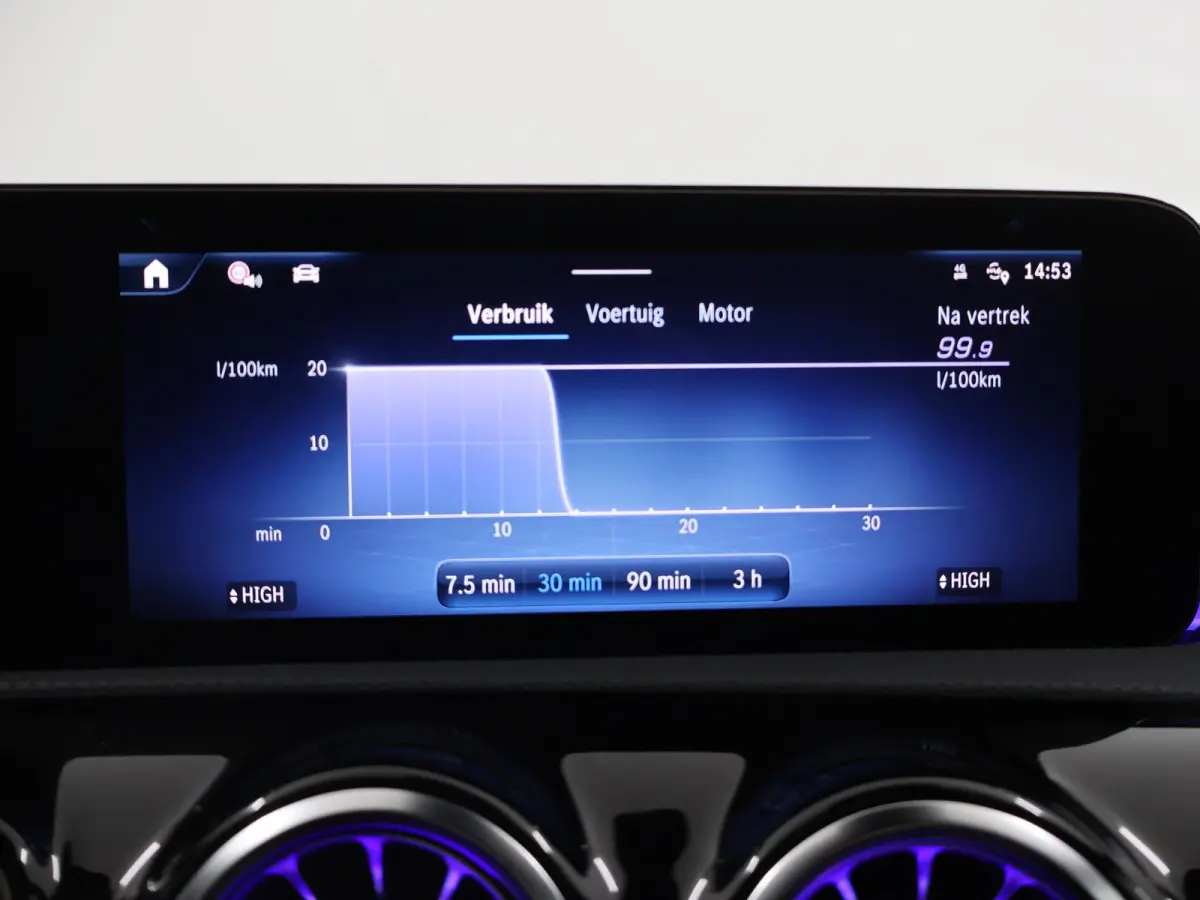 180 Business Solution AMG | Panoramaschuifdak | Premium Plus | Nightpakket | 19"Multispaak AMG velgen | Stoelverwarming |  360° camera | Head-up display |