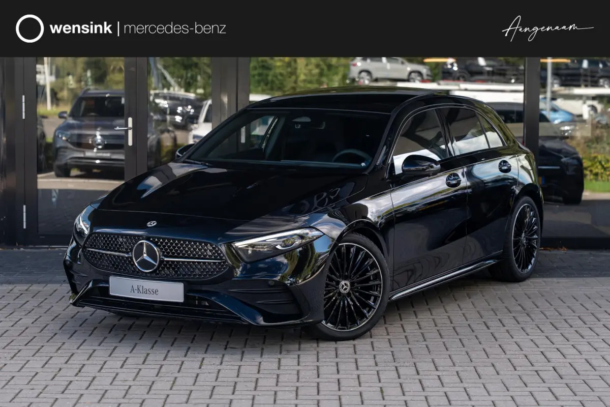 180 Business Solution AMG | Panoramaschuifdak | Premium Plus | Nightpakket | 19"Multispaak AMG velgen | Stoelverwarming |  360° camera | Head-up display |