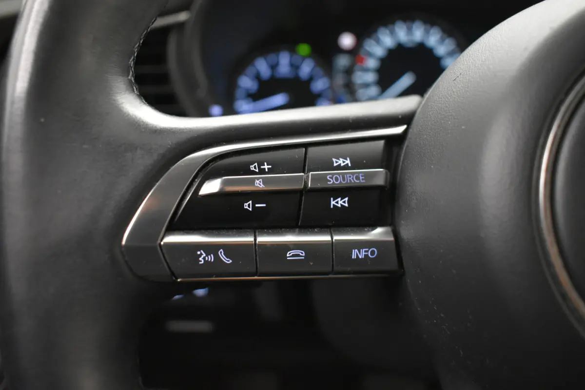 2.0 e-SkyActiv-X M Hybrid Luxury Cam Leer EL aKlep + Stoelen Navi Dhoek Detectie