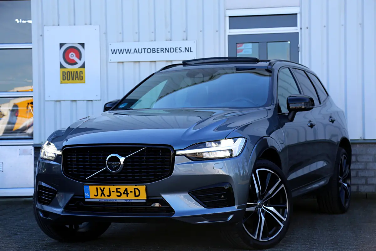 2.0 T8 392PK Plug-in hybrid AWD R-Design*Perfect Volvo Onderh.*B&W!/Pano/Sport Leder/Stoelverw.V+A/Stuurverw./ACC/Pilot ass./360 Camera/Memorie/BLIS/Parkeersens.V+A/21 inch LM*