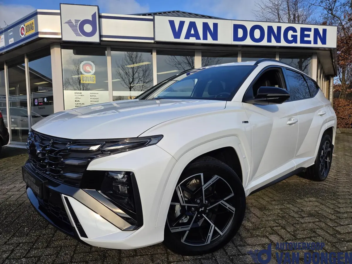 1.6 T-GDI HEV N Line| NIEUW MODEL! | Full Hybrid 215 PK | Parelmoer Wit