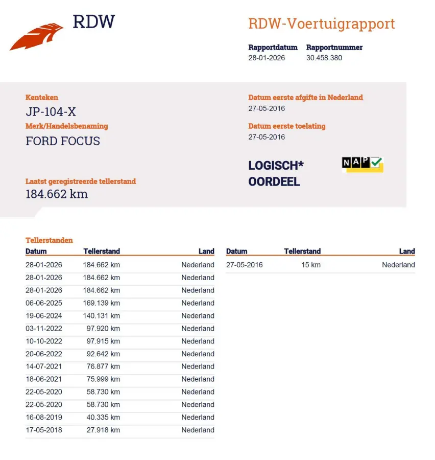 1.0 Titanium 125PK | Zeer Nette Staat | 2e Eigenaar | NL AUTO | Nieuwe D-riem 2026 | Grote Beurt 2026 | Parkeersensoren Voor en Achter | Navigatie | Climate Control | Cruise Control | NAP |