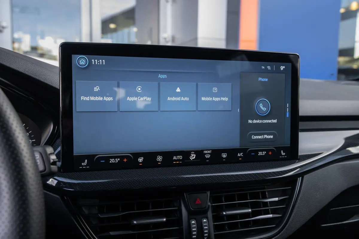 1.0 EcoBoost Hybrid ST Line | 155pk! | Stoel/stuur/voorruit verwarming | Apple Carplay/Android Auto | Navi | Cruise control | Apple Carplay/Android Auto|telefoonintegratie premium | Cruise c