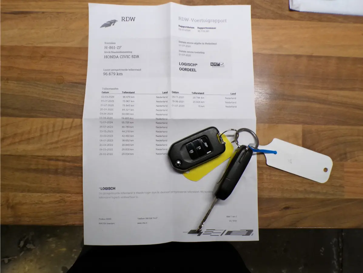 1.0 i-VTEC Elegance AUTOMAAT DEALER ONDERHOUDEN ORG KM NAP...