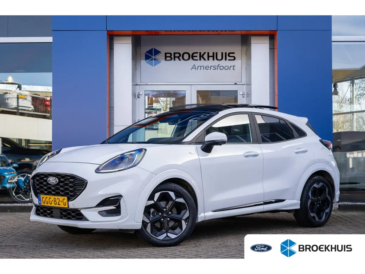 1.0 EcoBoost ST-Line X | Elek.panorama-dak | 360 camera | Adap cruise | Winterpakket | Dodehoek detectie | Apple Carplay/Android Auto|telefoonintegratie premium | Cruise control adaptief | D