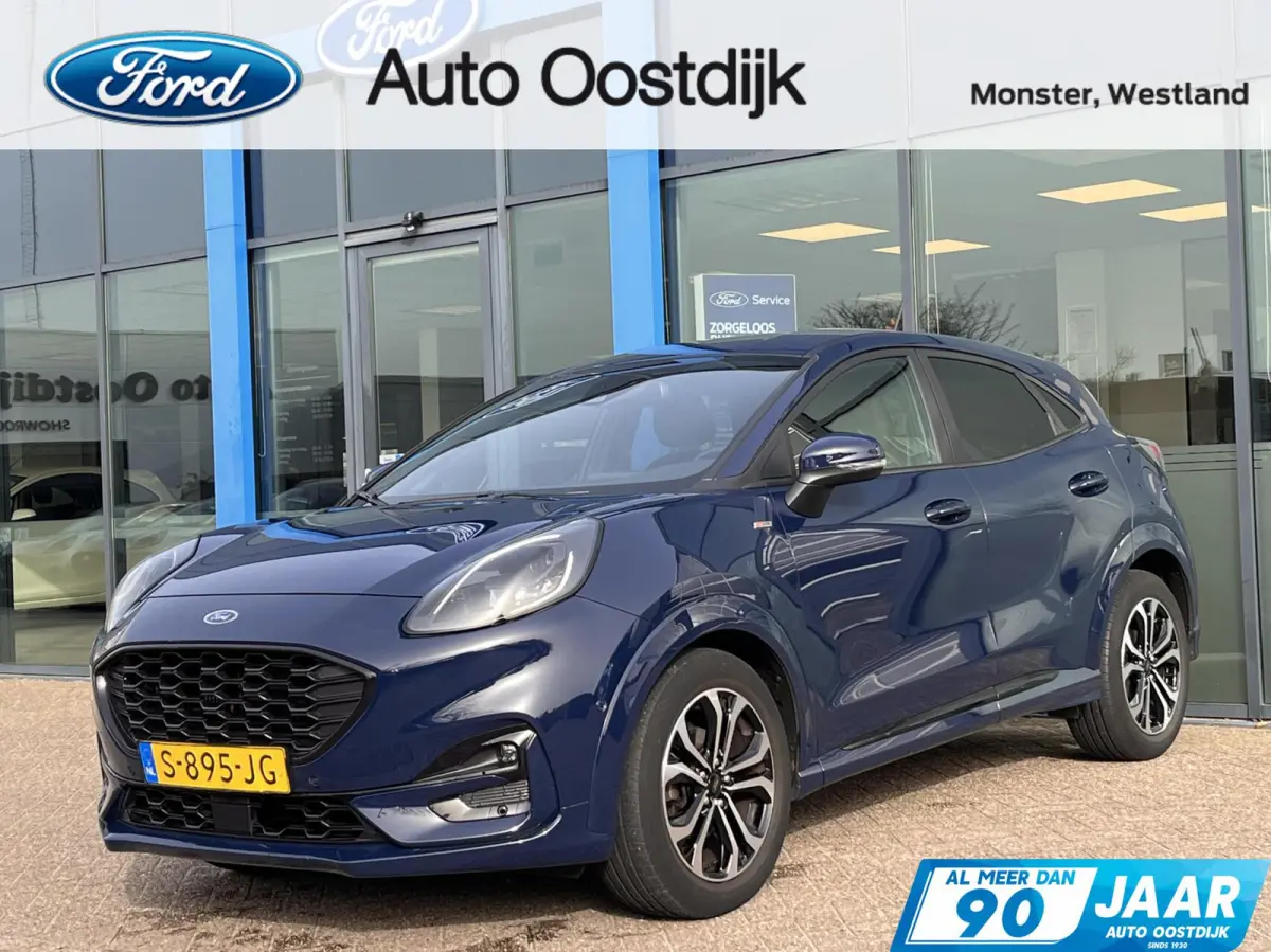 1.0 EcoBoost ST-Line 125PK Winterpack Cruise Camera Navi Climate Parkeersensoren Full-LED Privacy Glass *Sportief*
