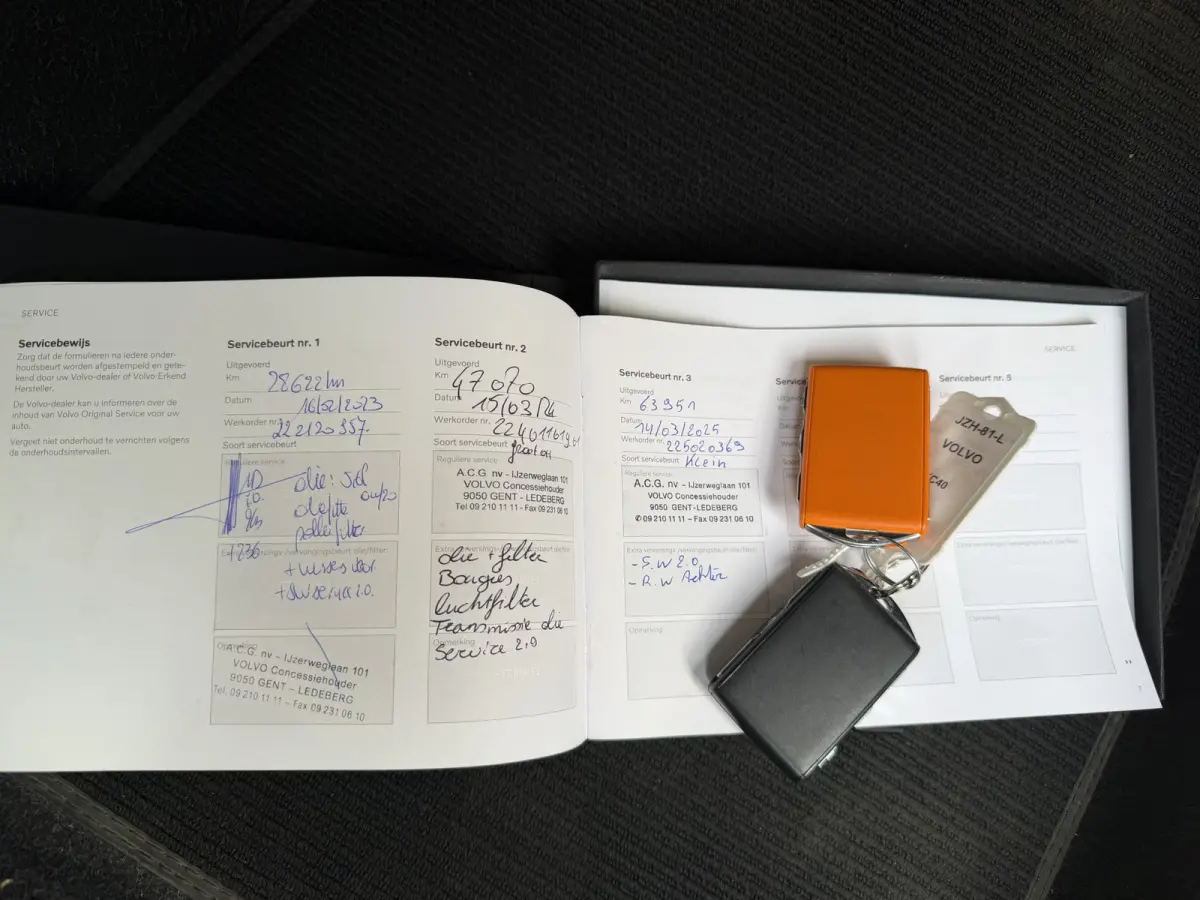 1.5 T4 R-Design Panorama dak Onderhoudsboekjes