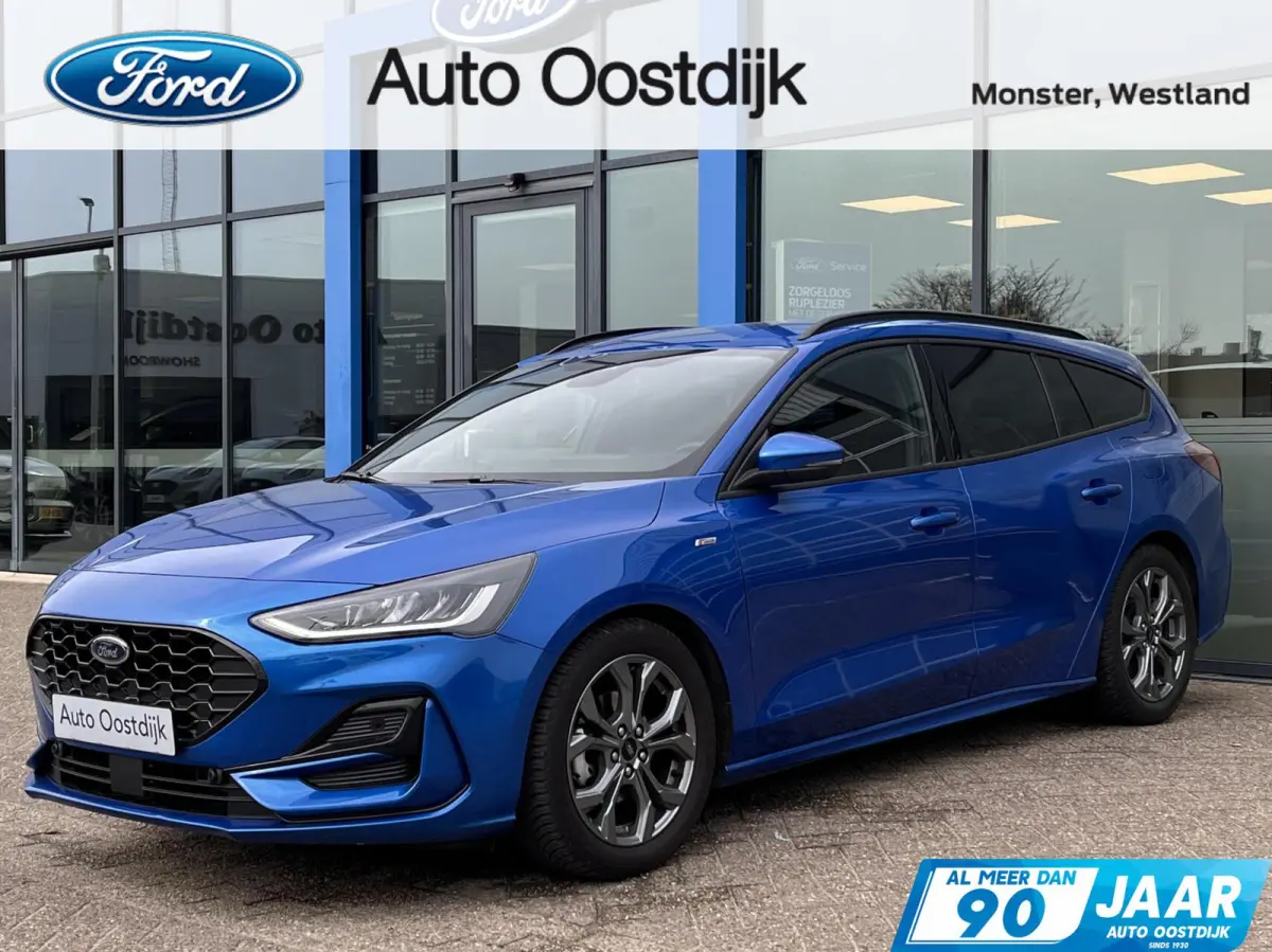1.0 EcoBoost Hybrid ST Line 155PK Automaat Trekhaak Winterpack Cruise Camera Parkeersensoren Climate Full-LED Keyless Privacy Glass *1500KG Trekgewicht*
