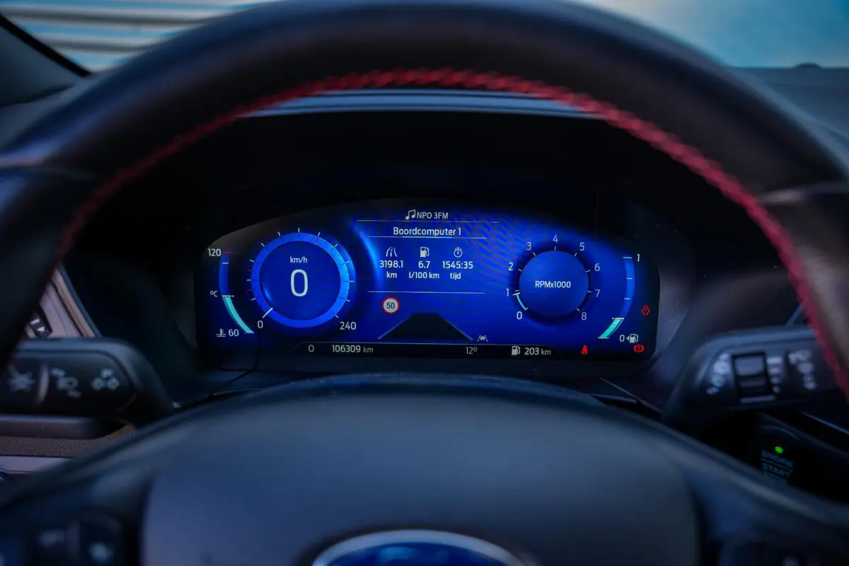 1.5 EcoBoost ST line Camera's Airco Stoelverw. Stuurwielbed. Navi