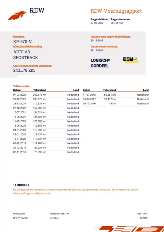 1.0 TFSI AUTOMAAT Sport Lease Edition XENON + LED I NAVI + CLIMA I ORG.NL + NAP