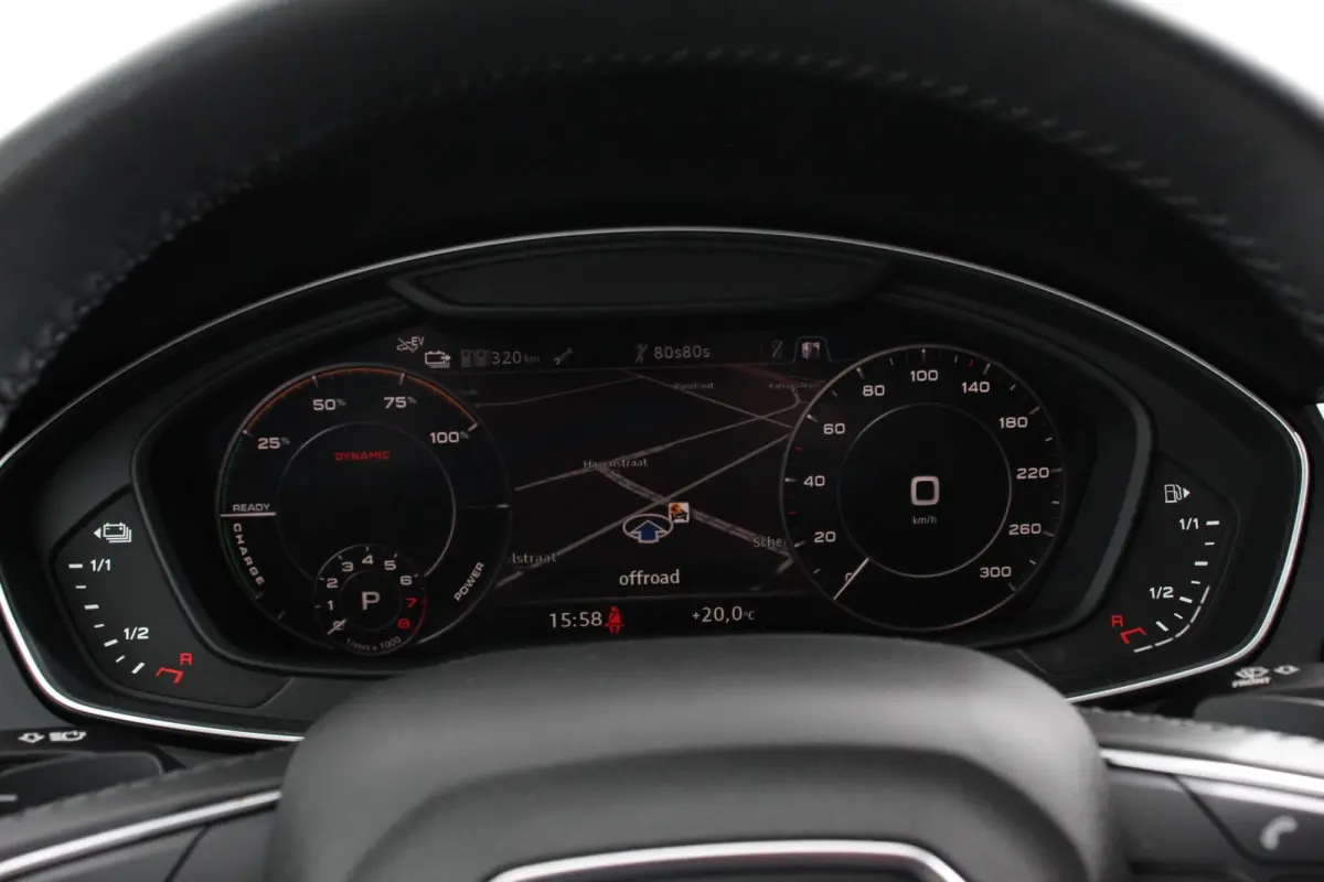 50 TFSI e quattro Pro Line S Line Plugin Hybrid Navigatie Cruise Control Climate Control LED Koplampen Parkeersensoren Rondom Stoelverwarming Virtual Cockpit