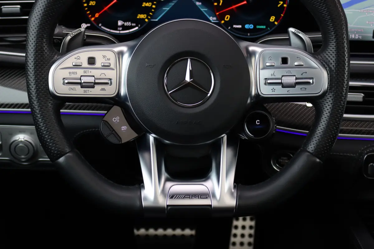 AMG 53 4MATIC+ Premium+ | Luchtvering | Distronic+ | Carbon | Burmester | Rijassistentiepakket | Schakelbare Uitlaat | HUD | Nappa Leder | Stoelverwarming V+A | Keyless Go |