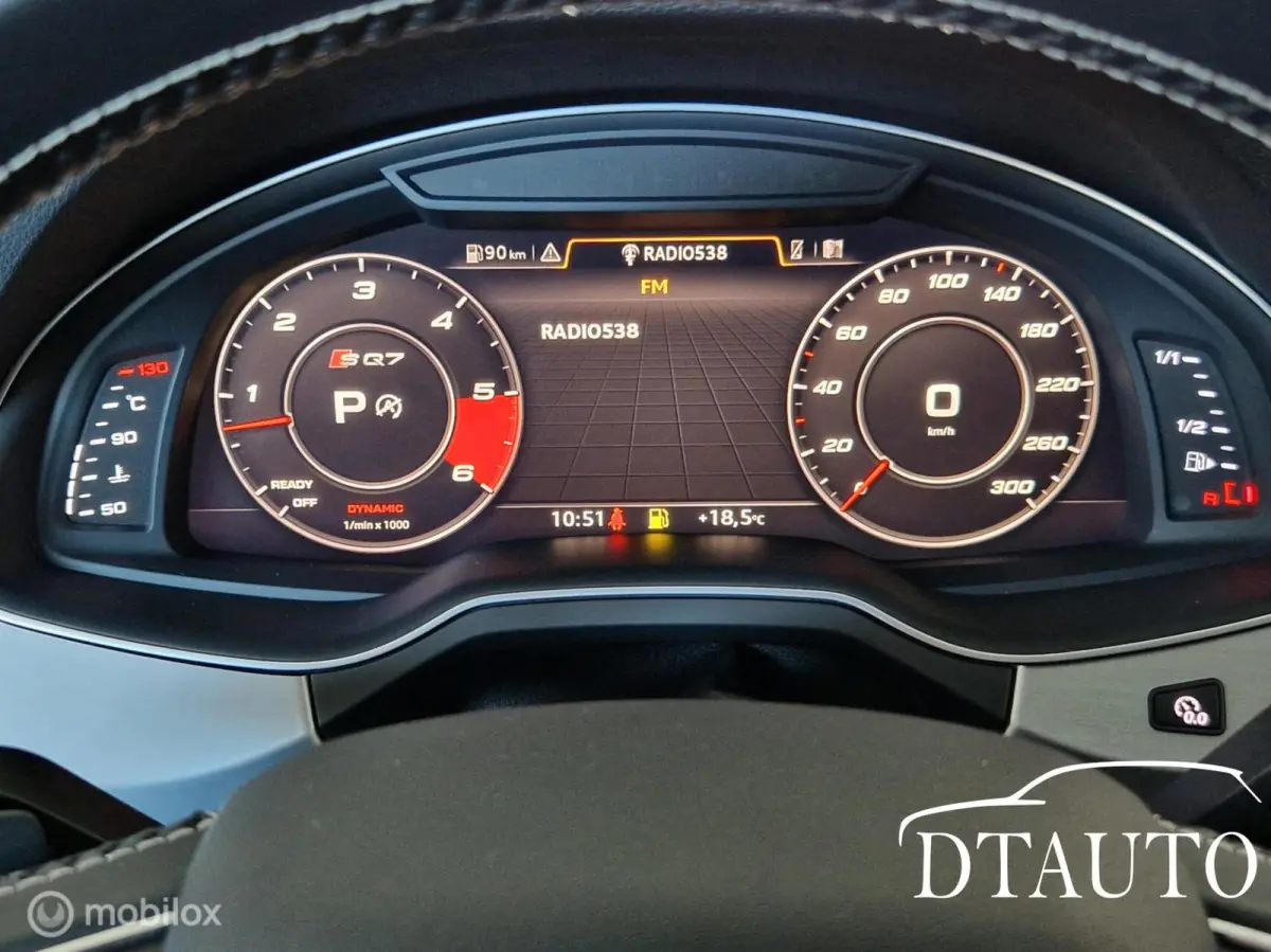 Audi SQ7 4.0 Audi SQ7 4.0 TDI Quattro Pro Line + Led Virtual Cockpit Grijs Kenteken