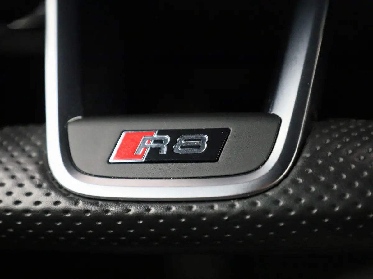 5.2 FSI quattro 540 PK l Keramische remmen l Carbon interieur/exterieur l Bang & Olufsen Sound System l Uitlaatsysteem (met sound engineering) l Elektrisch bedienbare voorstoelen l Achteruit
