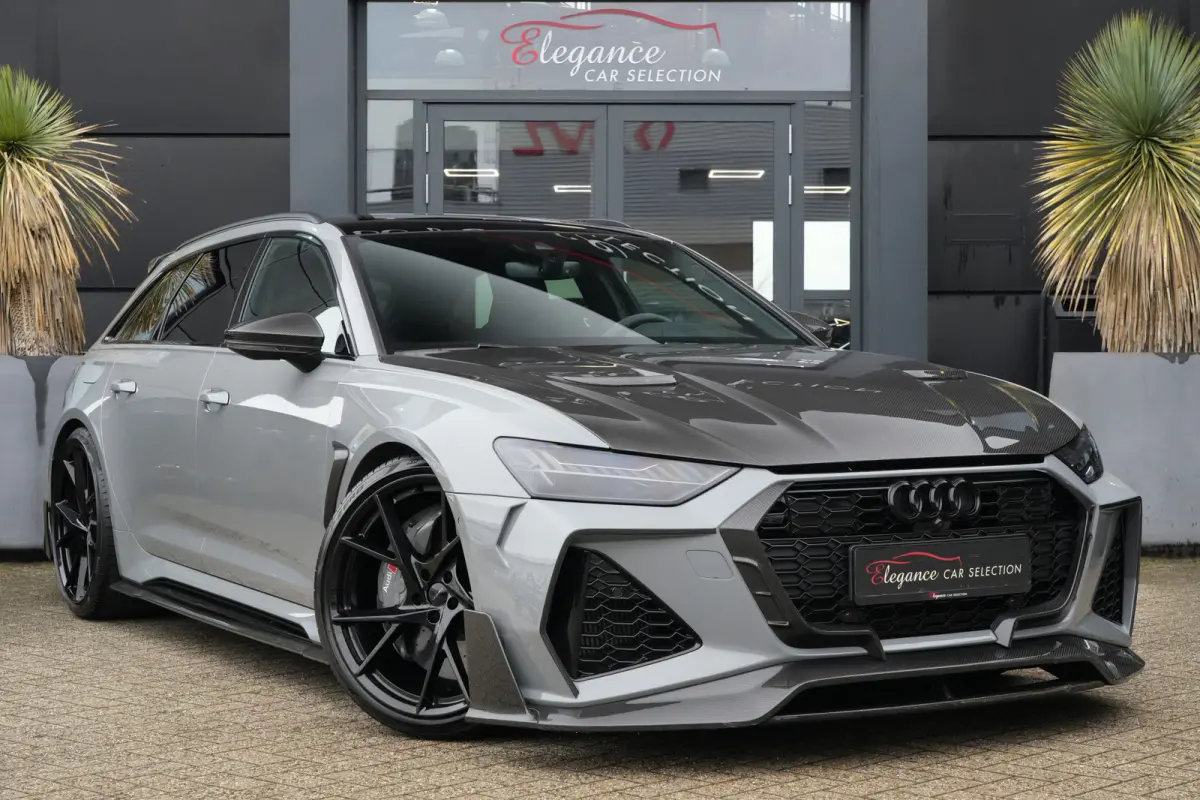 Mansory | 860PK | Pano | HUD | B&O | 360° | Keramisch | Carbon | Audi RS6 Avant 4.0 TFSI quattro Mansory 861 PK Benzine met 4.0 achtcilinder, Dynamic Plus Pack, panoramadak, Head-Up Display