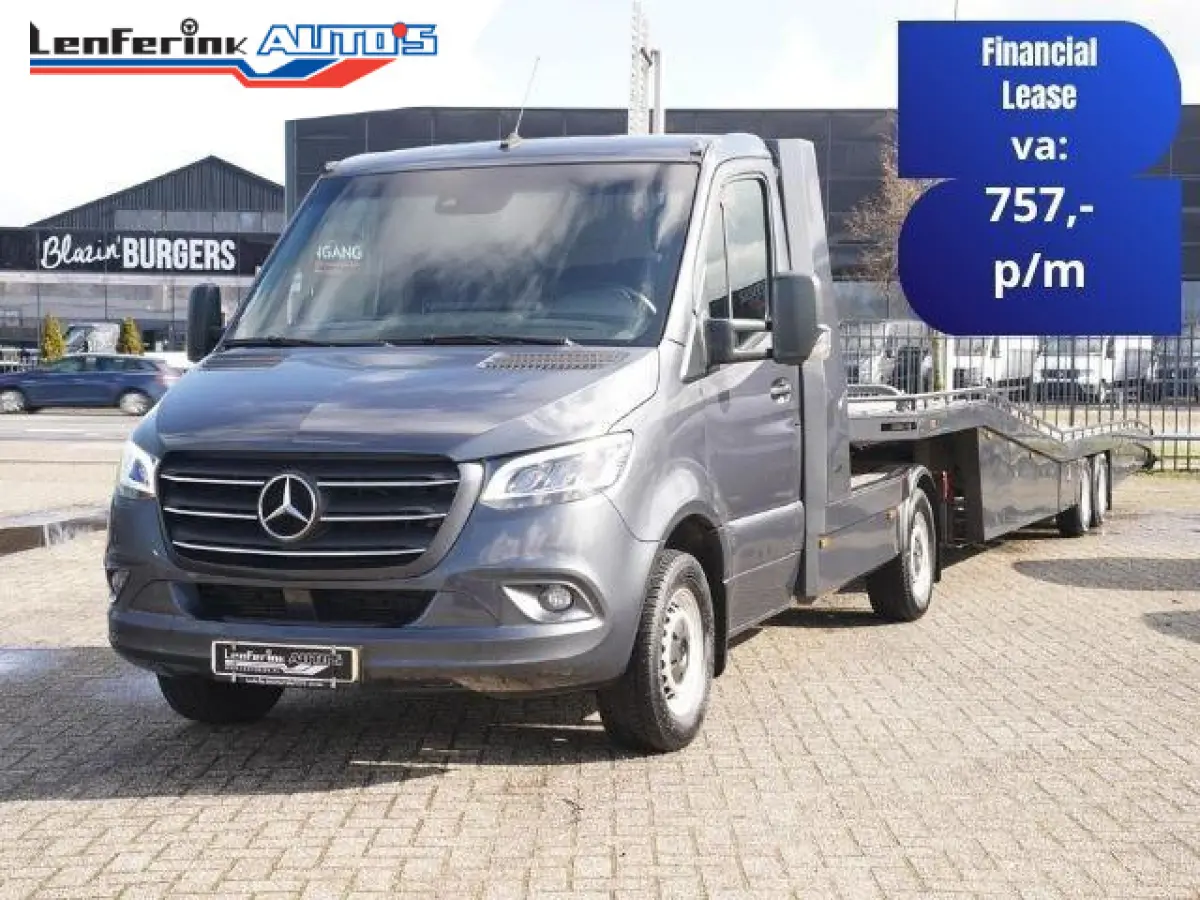 516 CDI 163 pk Aut. BE-Trekker met Tijhof Oplegger Navi Comand, LED Koplampen, Cruise Control, 2-Zits