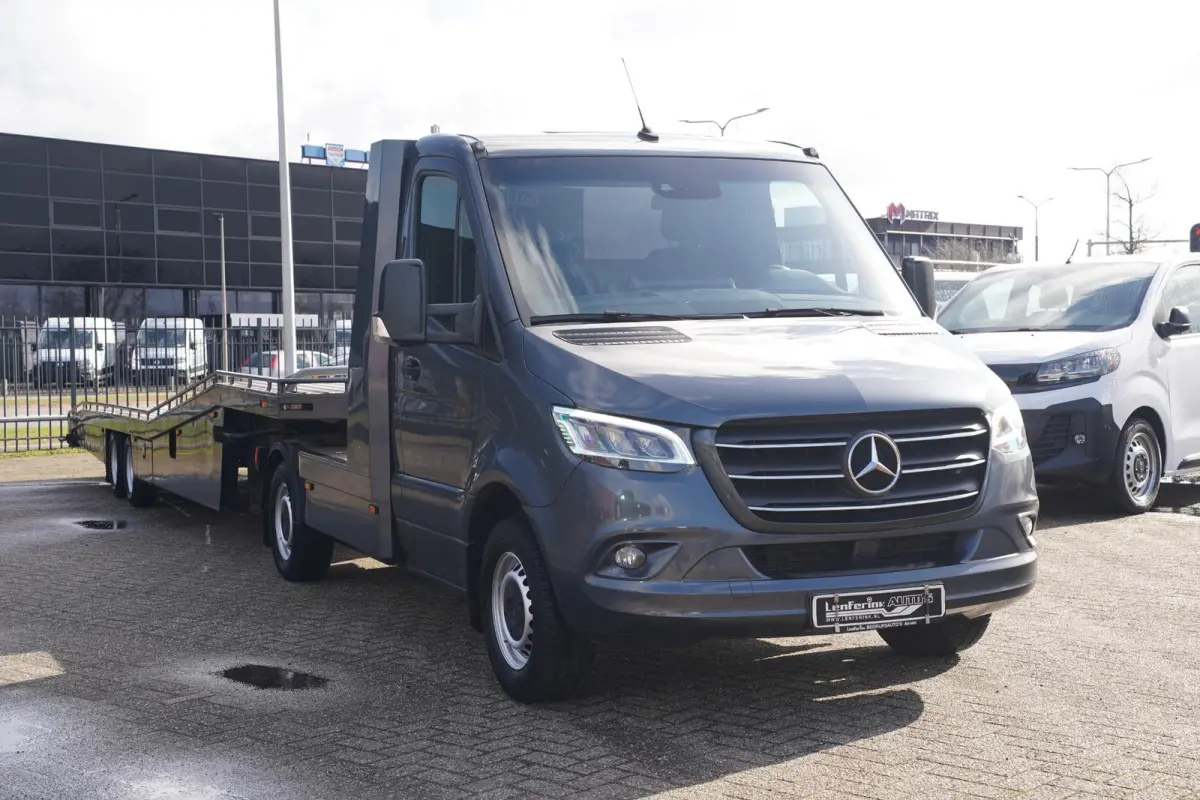 516 CDI 163 pk Aut. BE-Trekker met Tijhof Oplegger Navi Comand, LED Koplampen, Cruise Control, 2-Zits