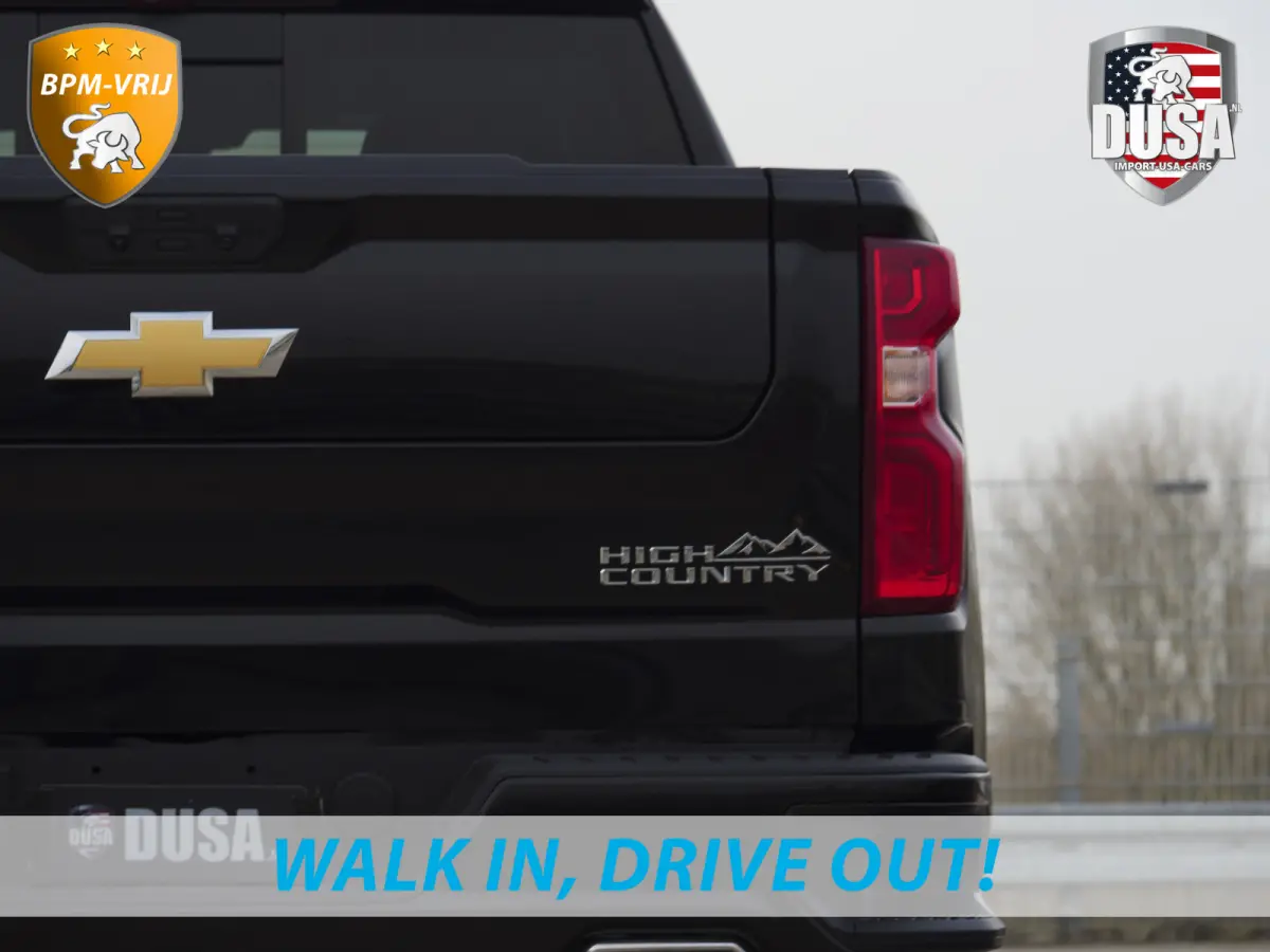1500 | | 6.2L V8 High Country | Leder | Schuifkantel Getoonde accessoires zijn verkrijgbaar tegen meerprijs