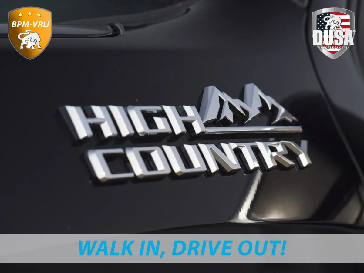 1500 | | 6.2L V8 High Country | Leder | Schuifkantel Getoonde accessoires zijn verkrijgbaar tegen meerprijs