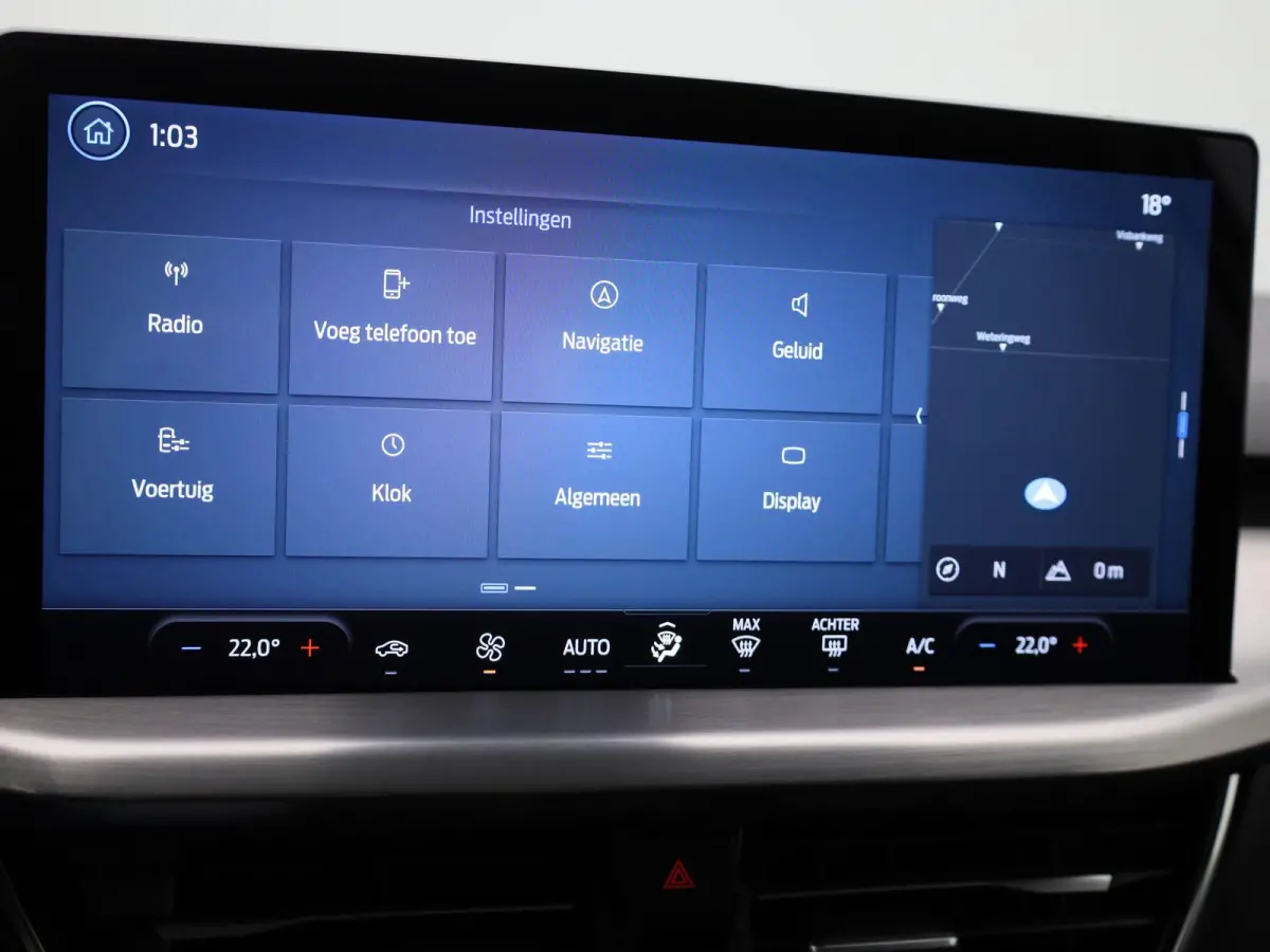 1.0 EcoBoost Hybrid Titanium 16" Lichtmetalen Velgen | Draadloze Apple Carplay/Android Auto | Navigatie | Cruise Control | Sensoren Voor+Achter |