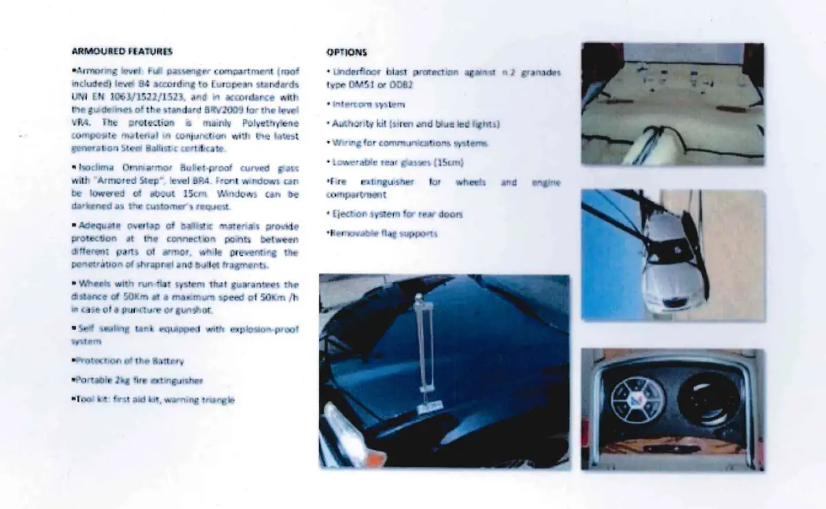 3.6 V6 Platinum Gepantserd / Armoured B4 BULLETPROOF Leer Camera