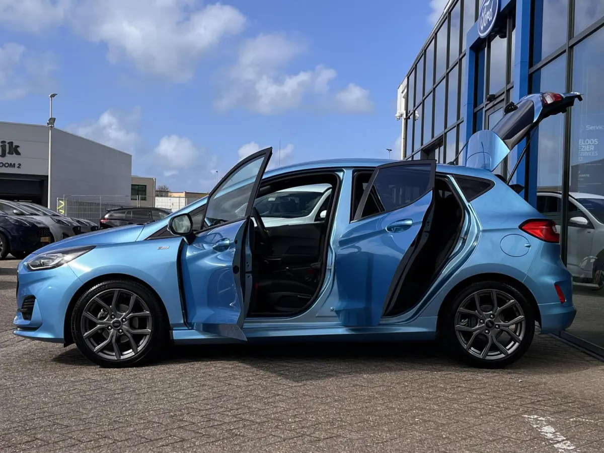 1.0 EcoBoost Hybrid ST-Line 125PK Cruise Carplay-Navi Climate Parkeersensoren Achter 17'' Velgen Privacy Glass *Sportief*