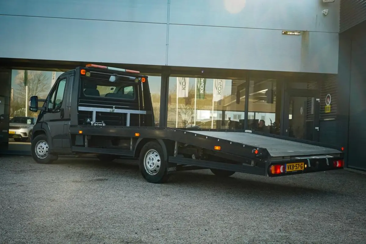 335 2.2 BlueHDi 165 L3H2 Pro / Oprijwagen / Autotransport / 1290 kg laadgewicht / Luchtvering / Lier / Jegger Alu Opbouw