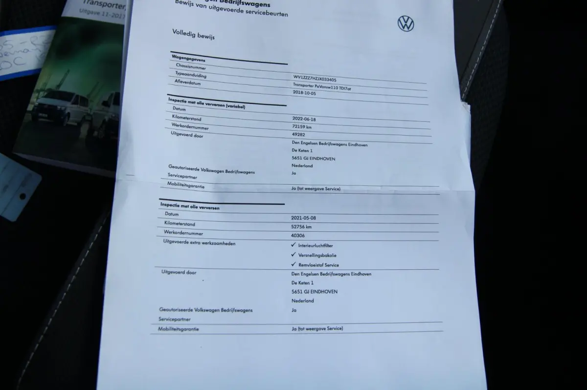 2.0 TDI L1H1 Comfortline / 150PK Automaat / Klep / inrichting laadruimte