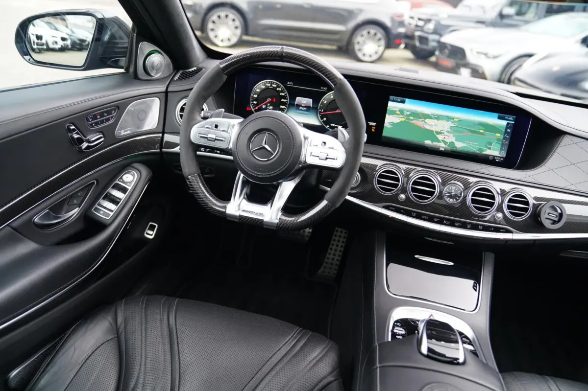 AMG 63 4Matic+ Lang Premium Plus | Burmester 3D | Panorama | Massage stoelen | Stoelkoeling | Carbon |