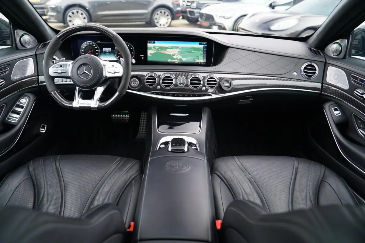 AMG 63 4Matic+ Lang Premium Plus | Burmester 3D | Panorama | Massage stoelen | Stoelkoeling | Carbon |