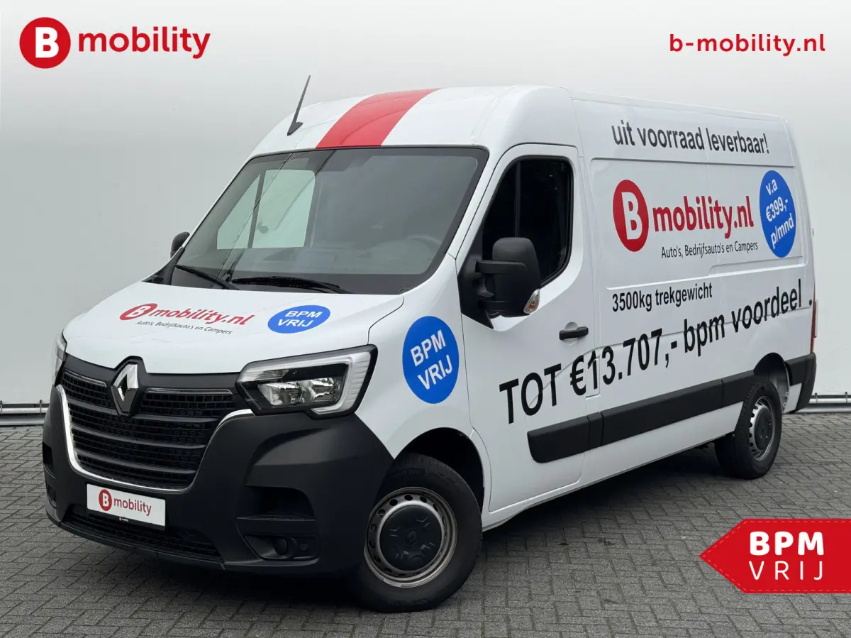 T35 2.3 dCi 135PK L2H2 V/A €14 Per Dag!! Comfort Rijklaar! NIEUW 10x VOORRAAD | Trekhaak | Betimmering | Navigatie | PDC