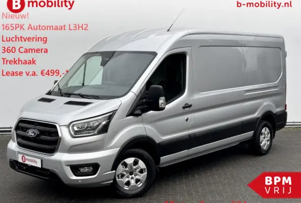 350 2.0 TDCI 165PK L3H2 Limited Nieuw Type Automaat Luchtvering | UNIEK* | Trekhaak 2.800kg | Rondomzicht Camera | Apple CarPlay