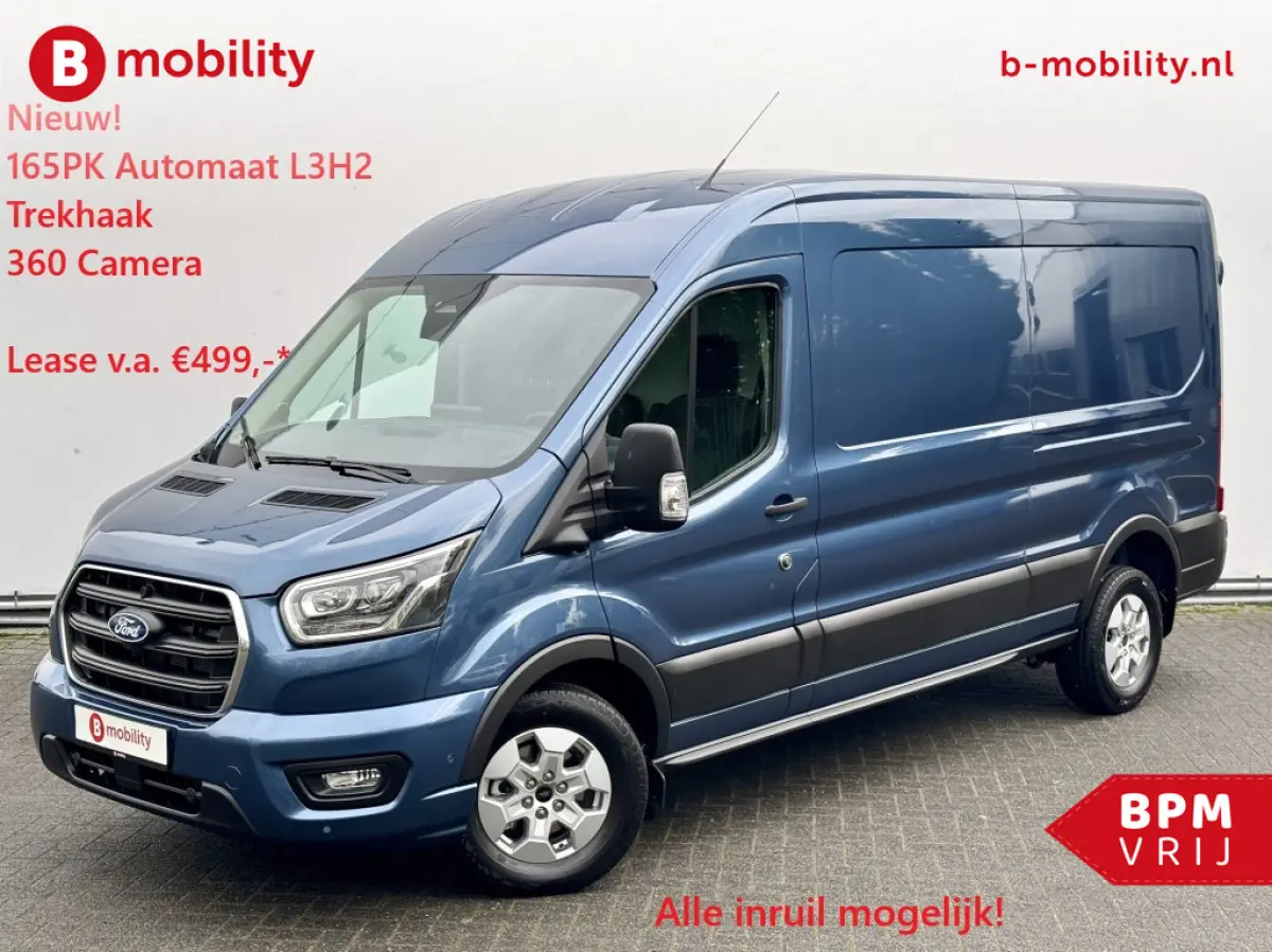 350 2.0 TDCI 165PK L3H2 Limited Automaat Trekhaak 2.800kg | UNIEK* | Rondomzicht Camera | Apple CarPlay
