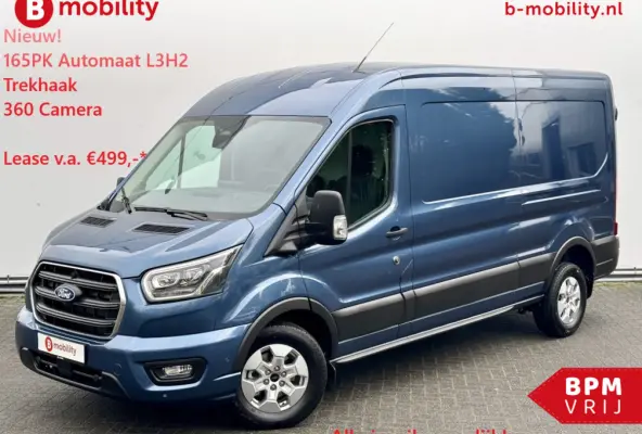350 2.0 TDCI 165PK L3H2 Limited Nieuw Type Automaat Trekhaak 2.800kg | UNIEK* | Trekhaak 2.800kg | Rondomzicht Camera | Apple CarPlay