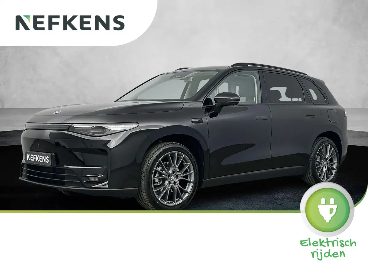 Design 69.9 kWh | lichtmetalen velgen 20" | luxe kunstlederen bekleding | navigatiesysteem | Panoramadak | Metallic Black