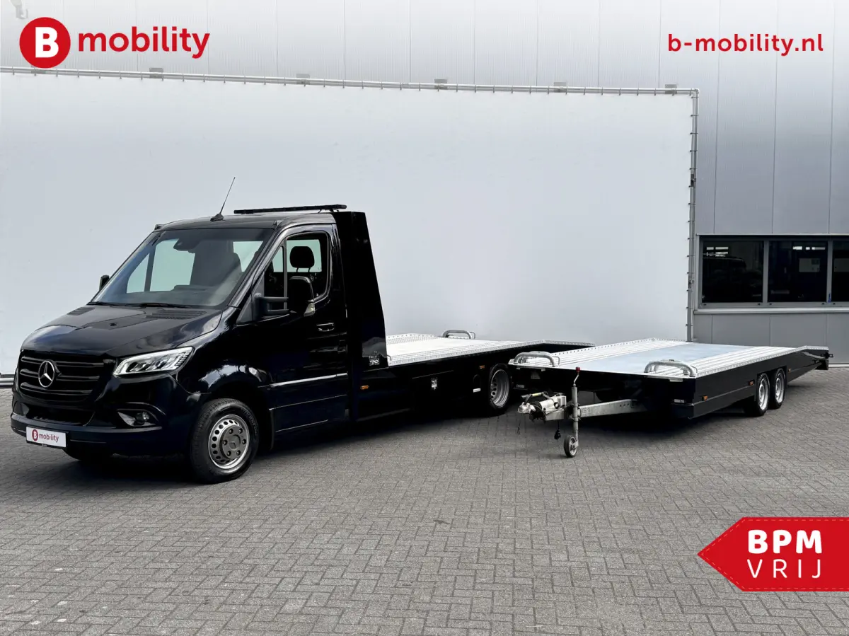 519 CDI Tijhof AluLiner Luchtvering+TA35-ANN Aanhanger 3.500kg Autotransporter/ Oprijwagen | Leer | Lier | 3-Zitplaatsen | Apple CarPlay | DAB | Adaptive Cruise Control | Navigatie | Trekhaa