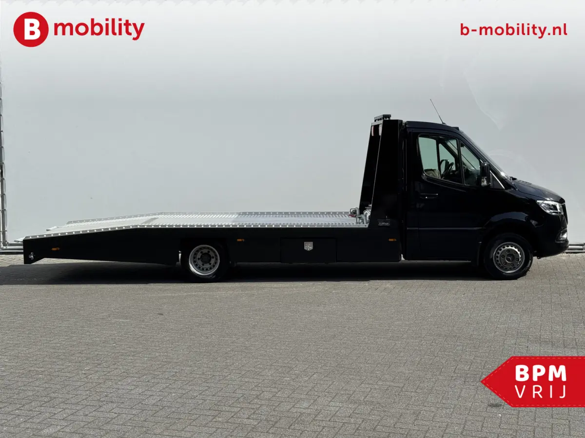 519 CDI Tijhof AluLiner Luchtvering+TA35-ANN Aanhanger 3.500kg Autotransporter/ Oprijwagen | Leer | Lier | 3-Zitplaatsen | Apple CarPlay | DAB | Adaptive Cruise Control | Navigatie | Trekhaa