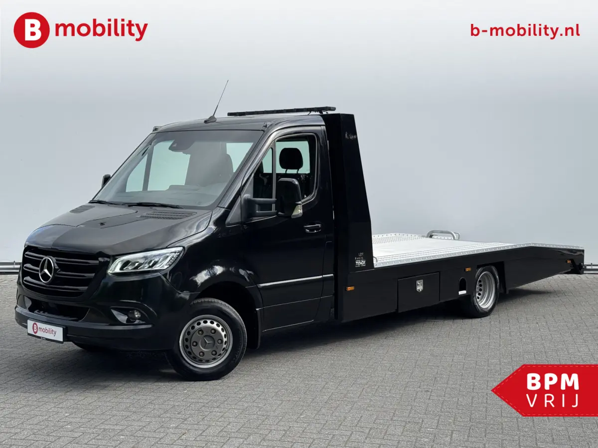 519 CDI Tijhof AluLiner Luchtvering+TA35-ANN Aanhanger 3.500kg Autotransporter/ Oprijwagen | Leer | Lier | 3-Zitplaatsen | Apple CarPlay | DAB | Adaptive Cruise Control | Navigatie | Trekhaa