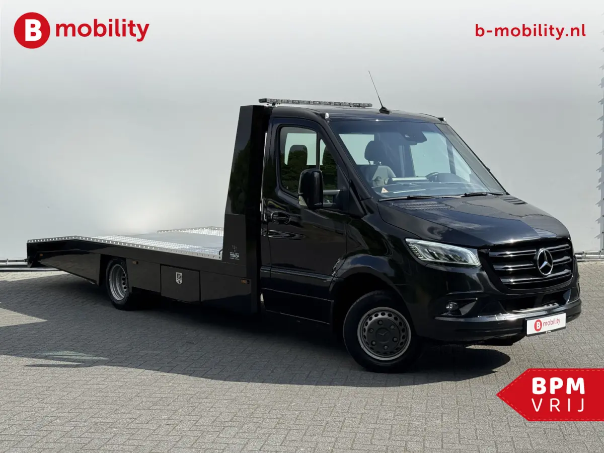 519 CDI Tijhof AluLiner Luchtvering+TA35-ANN Aanhanger 3.500kg Autotransporter/ Oprijwagen | Leer | Lier | 3-Zitplaatsen | Apple CarPlay | DAB | Adaptive Cruise Control | Navigatie | Trekhaa