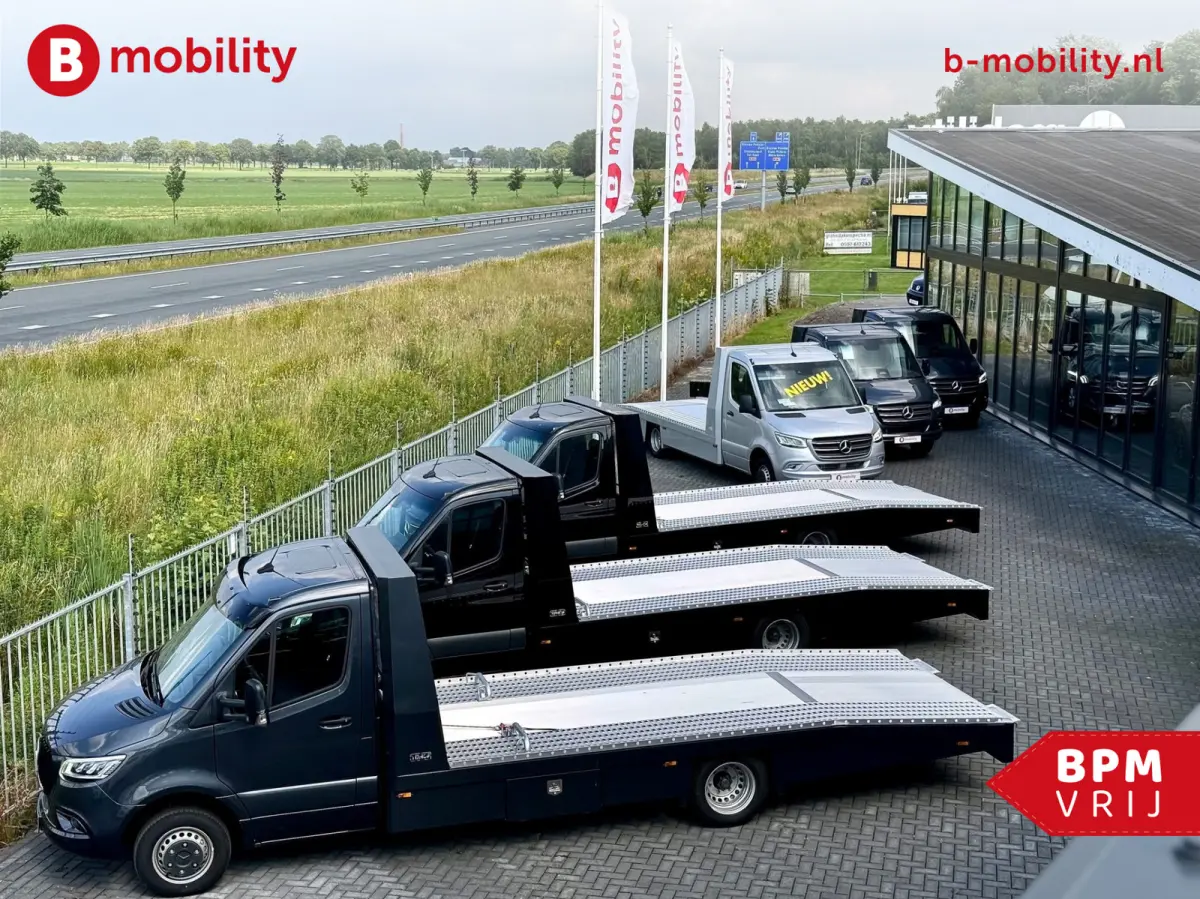 519 CDI Tijhof AluLiner Luchtvering+TA35-ANN Aanhanger 3.500kg Autotransporter/ Oprijwagen | Leer | Lier | 3-Zitplaatsen | Apple CarPlay | DAB | Adaptive Cruise Control | Navigatie | Trekhaa