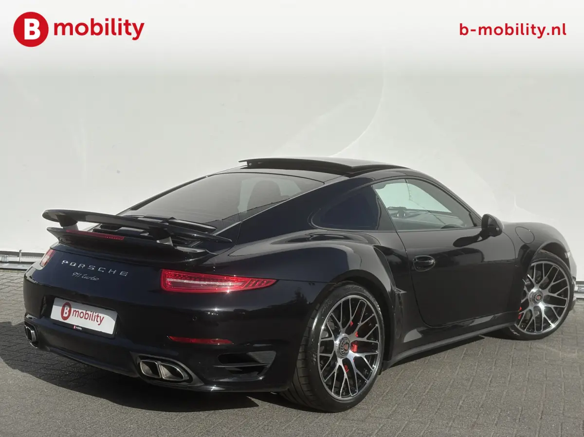 991 3.8 Turbo 521PK *Porsche Approved Sport Chrono Pakket Plus Schuif/Kanteldak | Cruise Control | Stoelventilatie/verwarming | Achteruitrijcamera | Adaptieve M-Sport onderstel