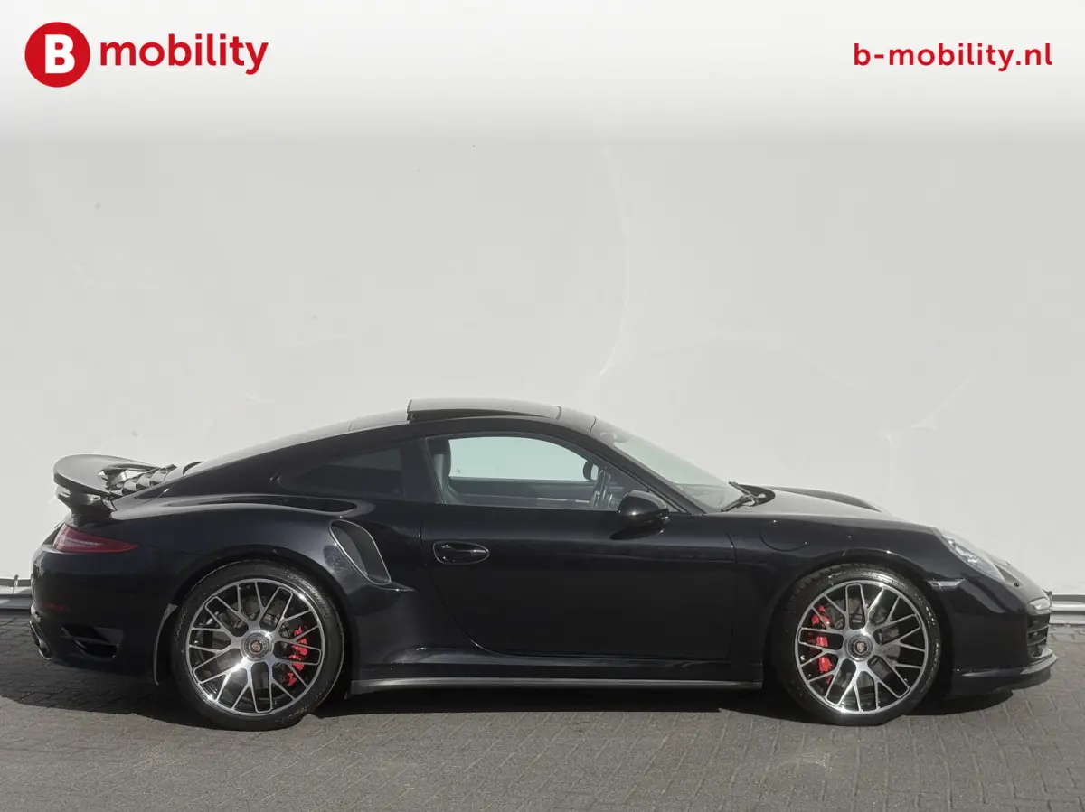 991 3.8 Turbo 521PK *Porsche Approved Sport Chrono Pakket Plus Schuif/Kanteldak | Cruise Control | Stoelventilatie/verwarming | Achteruitrijcamera | Adaptieve M-Sport onderstel