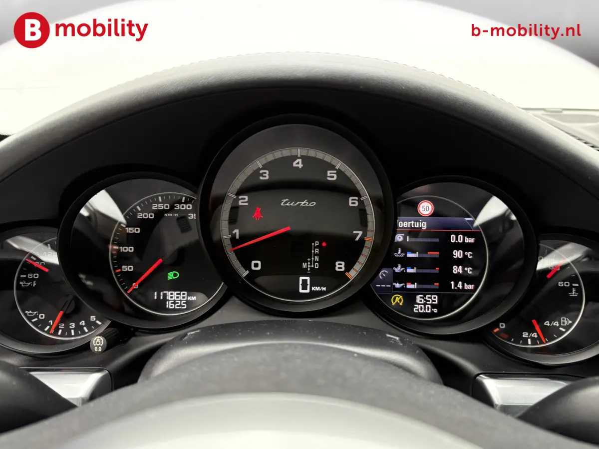 991 3.8 Turbo 521PK *Porsche Approved Sport Chrono Pakket Plus Schuif/Kanteldak | Cruise Control | Stoelventilatie/verwarming | Achteruitrijcamera | Adaptieve M-Sport onderstel
