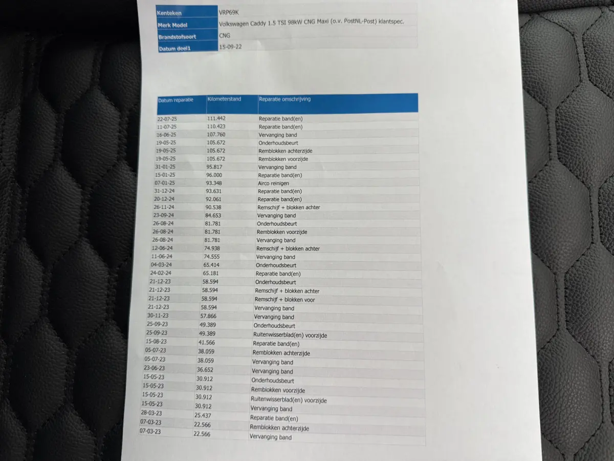 Maxi 1.5 TGI 131PK EURO 6 Benzine/CNG Leer/CarPlay/Cruise control