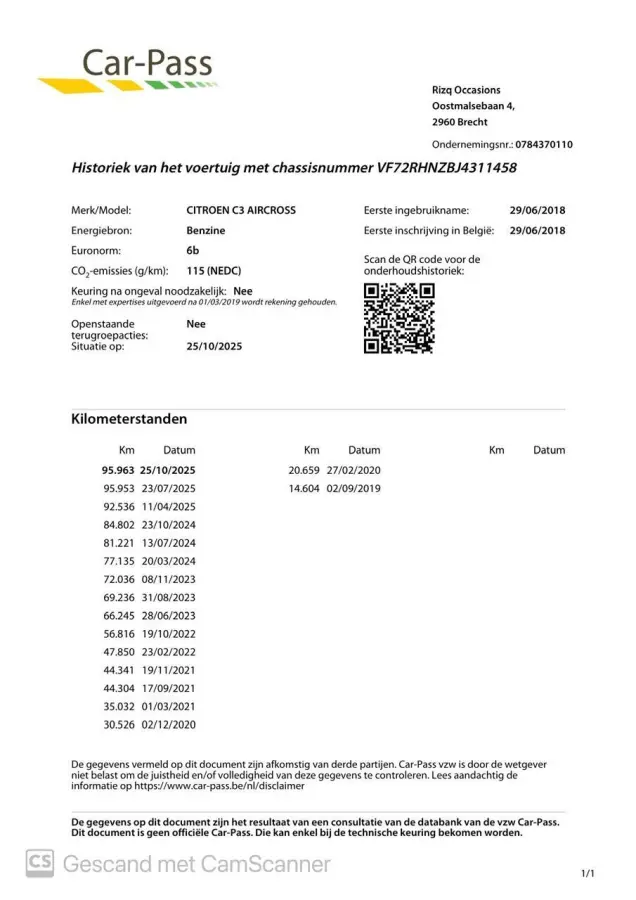 1.2 Benzine | Cruise control | Hoge instap | Bluetooth