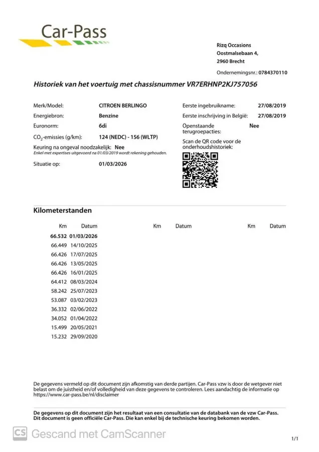 1.2 Benzine | Bluetooth | 5 zitplaatsen