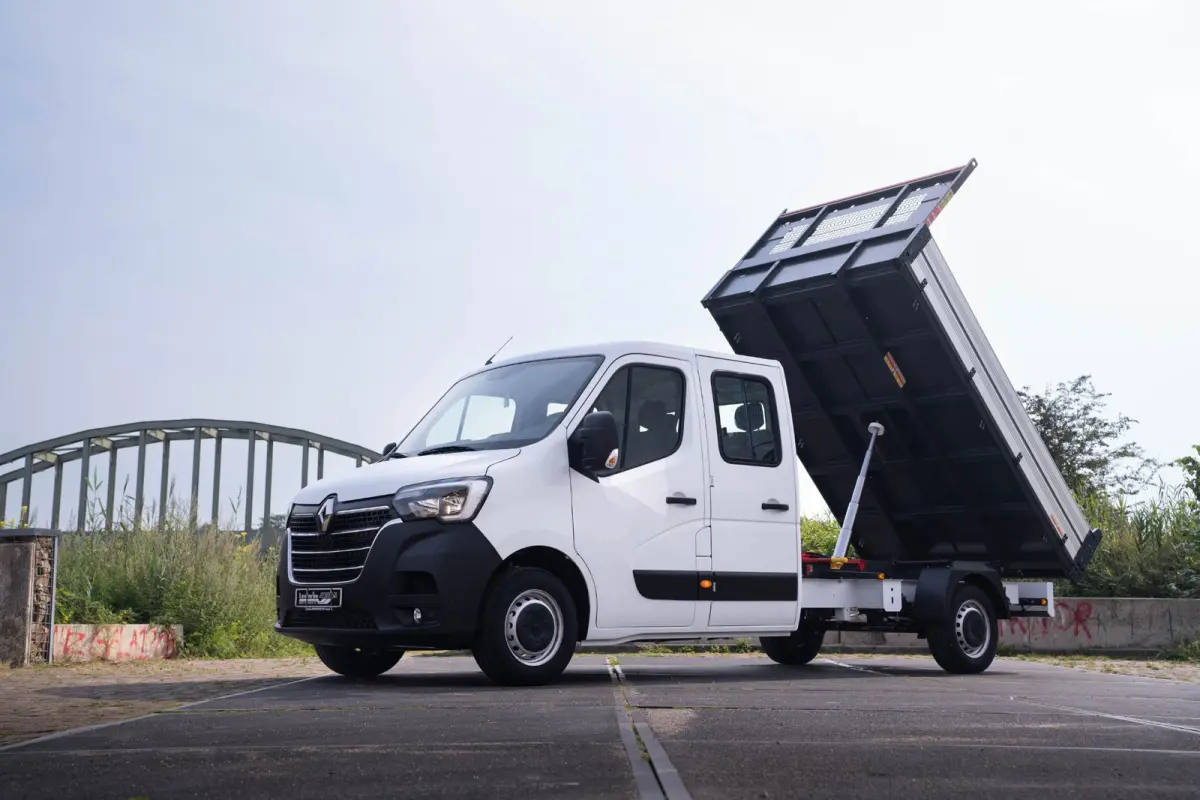 2.3 dCi 165 pk Kipper Dubbel Cabine 6-Zits Airco, BPM vrij, Cruise Control, Nieuw, Direct Leverbaar