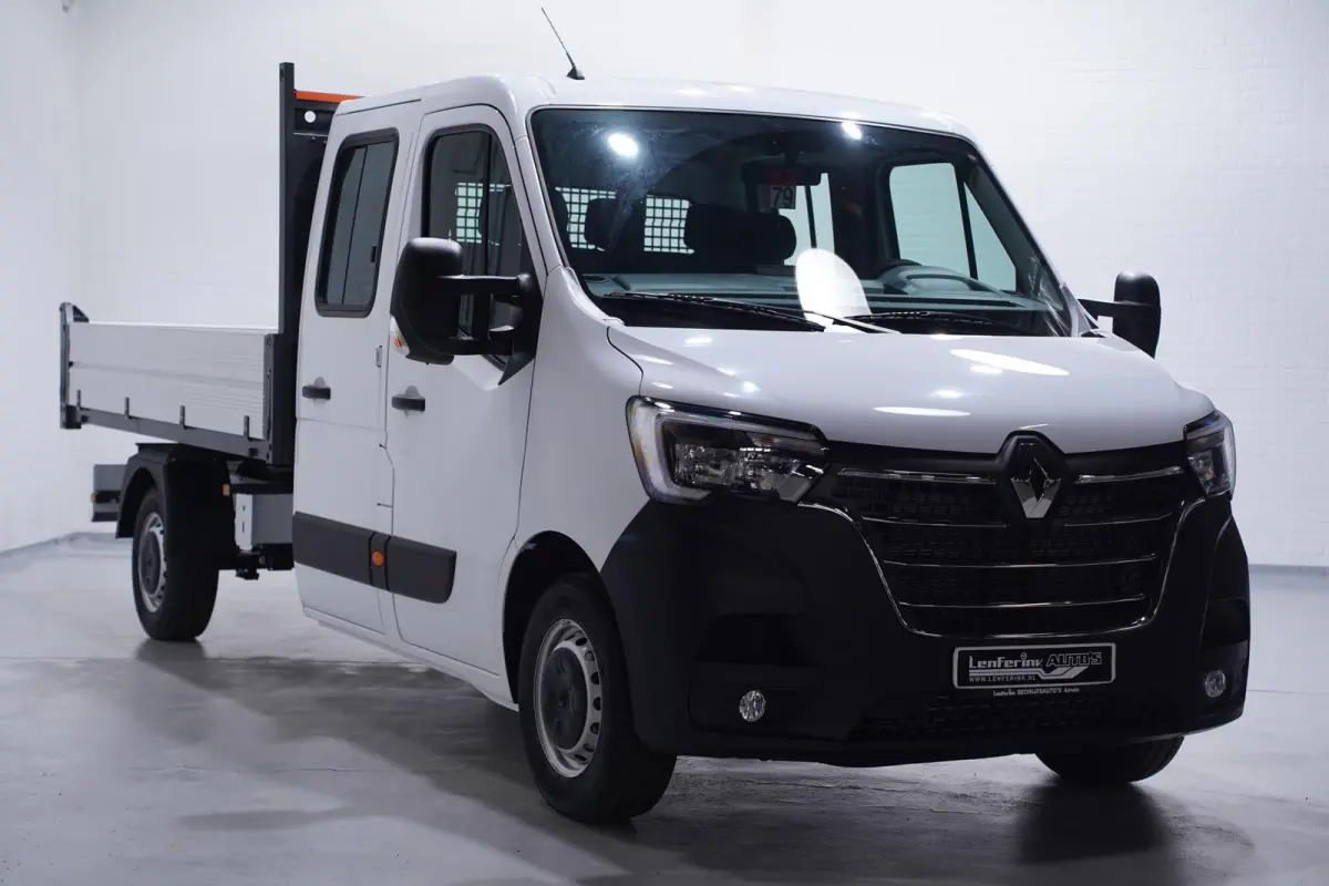 2.3 dCi 165 pk Kipper Dubbel Cabine 6-Zits Airco, BPM vrij, Cruise Control, Nieuw, Direct Leverbaar