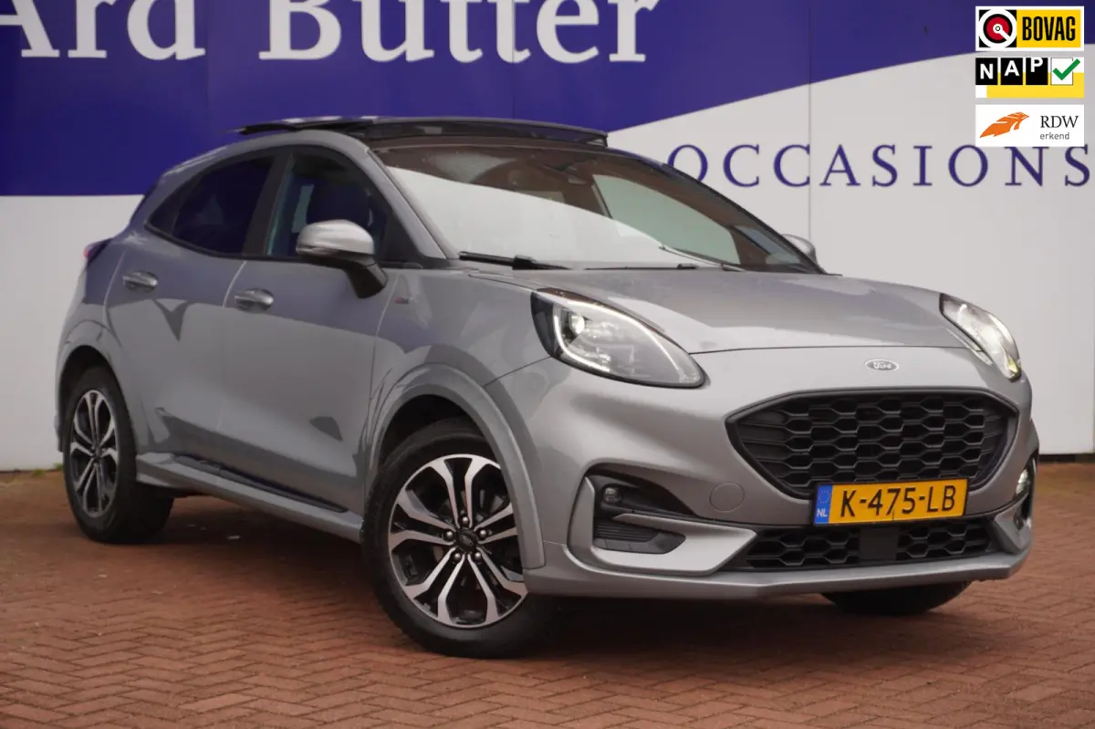 1.0 EcoBoost ST-Line 125PK= ORIG/NL+Led+Pano-dak+CarPlay+Navigatie+stuur&stoel-verw = ZOMER AKTIE !!